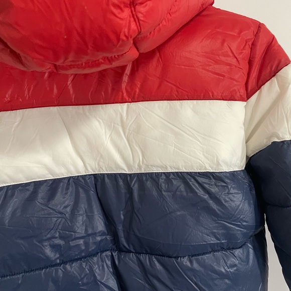Levi's Red White Blue Boys Large Puffer Jacket - Picture 8 of 15